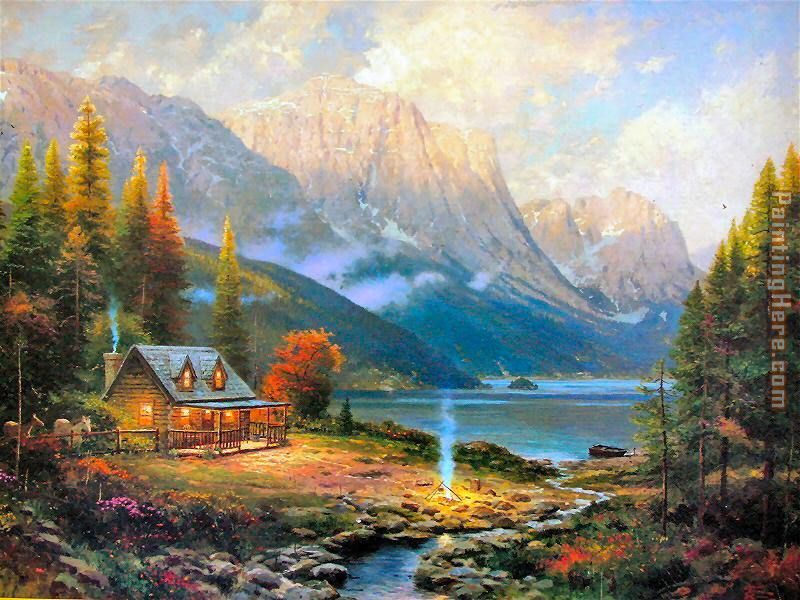 Thomas Kinkade The Beginning of a Perfect Day